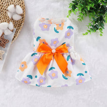 Load image into Gallery viewer, Spring Summer Cat Princess Dress Pet Sunflower Skirts Pet Clothes Comfortable Soft Puppuy Dogs Cats Dress