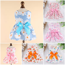 Load image into Gallery viewer, Spring Summer Cat Princess Dress Pet Sunflower Skirts Pet Clothes Comfortable Soft Puppuy Dogs Cats Dress