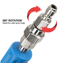 Load image into Gallery viewer, Stainless Steel 1/4 Quick Connector Car Wash High Pressure Water Self-Locking Extension Rod Nozzle Extension Rod Accessories