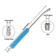 Load image into Gallery viewer, Stainless Steel 1/4 Quick Connector Car Wash High Pressure Water Self-Locking Extension Rod Nozzle Extension Rod Accessories