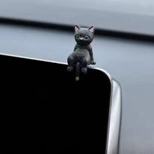 Load image into Gallery viewer, Car Ornament Center Console Navigator Screen Sleeping Cat Decoration For Computer Display Lying Cat Animal Sculpture