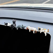 Load image into Gallery viewer, Car Ornament Center Console Navigator Screen Sleeping Cat Decoration For Computer Display Lying Cat Animal Sculpture