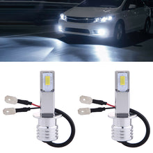 Load image into Gallery viewer, Pair 80W H3 Car Headlight 3570 2SMD LED Bulb Head Lamp 4000LM LED Chips Fog Bulb 6000K White Blue Yellow DC12V 24V