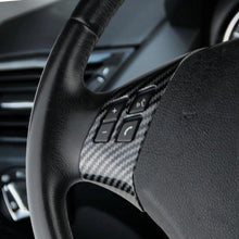 Load image into Gallery viewer, 3Pcs/Set Carbon Fiber Steering Wheel Cover Decorative Patch For BMW 1 3 Series E87 E90 E92 E93 2005-2012