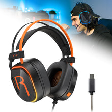 Load image into Gallery viewer, Professional Gaming E-Sports Headphones With RGB Lighting Over-Ear Wired Headphones With Microphone For Laptops Computers