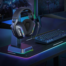 Load image into Gallery viewer, 5.3 Three-Mode E-Sports Gaming Headphones With Pluggable Microphone RGB Lighting Effect Over-Ear Noise-Cancelling Bluetooth Headphones