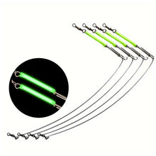 Load image into Gallery viewer, 10PCS 15/20/30/40CM Luminous Curved Blade Balance For Sea Fishing Stainless Steel Single-Blade Balance Hook Divider Fishing Gear