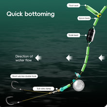 Load image into Gallery viewer, 5PCS Detachable Soft Core Anti-Injury Wire Running Lead Pendant With No-Binding Position Beans Anti-Water Running Spherical Running Lead