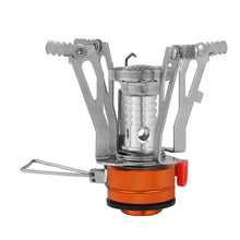 Load image into Gallery viewer, Portable Mini Folding Burner Head Integrated Outdoor Camping Stove With Burner Head Press Electronic Ignition