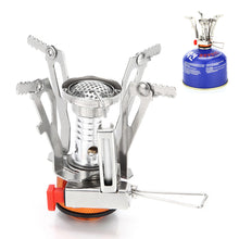 Load image into Gallery viewer, Portable Mini Folding Burner Head Integrated Outdoor Camping Stove With Burner Head Press Electronic Ignition