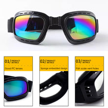 Load image into Gallery viewer, Foldable Professional Protective Glasses Shock-Proof Windproof Ski Cycling Goggles Electric Welding Glasses