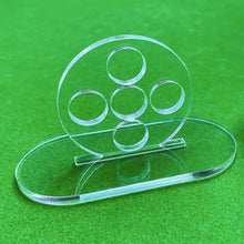 Load image into Gallery viewer, 1PC 5-Hole Billiard Cue Stroke Practice Trainer Straightness Training Acrylic Aiming Tool Billiards Accessories