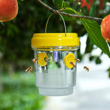 Load image into Gallery viewer, LED Solar Powered Wasp Fly Trap Lights Waterproof Outdoor Hanging Trap Safe Non-Toxic Bee Hornet Traps Reusable Garden Supplies