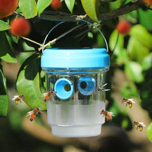 Load image into Gallery viewer, LED Solar Powered Wasp Fly Trap Lights Waterproof Outdoor Hanging Trap Safe Non-Toxic Bee Hornet Traps Reusable Garden Supplies