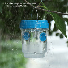 Load image into Gallery viewer, LED Solar Powered Wasp Fly Trap Lights Waterproof Outdoor Hanging Trap Safe Non-Toxic Bee Hornet Traps Reusable Garden Supplies