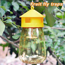 Load image into Gallery viewer, Fruit Fly Trap Killer Yellow Plastic Drosophila Trap Anti Fly Fruit Fly killer Catcher Orchard Insect Trap Pest Control Products