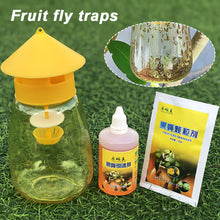 Load image into Gallery viewer, Fruit Fly Trap Killer Yellow Plastic Drosophila Trap Anti Fly Fruit Fly killer Catcher Orchard Insect Trap Pest Control Products