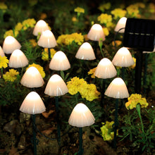 Load image into Gallery viewer, 3.5m 10 LED Solar Mushroom Lights Outdoor Waterproof Lawn Fairy Lights Street Lights for Garden Patio Path Landscape Decoration Lamps