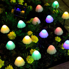Load image into Gallery viewer, 3.5m 10 LED Solar Mushroom Lights Outdoor Waterproof Lawn Fairy Lights Street Lights for Garden Patio Path Landscape Decoration Lamps