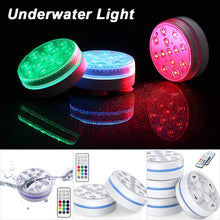Load image into Gallery viewer, Underwater Lights with Remote Control 13LED Swimming Pool Light IP68 Waterproof Bright Submersible Lamp for Pond/Pool/Aquarium