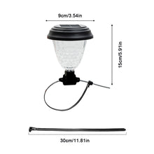 Load image into Gallery viewer, LED Solar Lamp Pool Lights Waterproof Solar Lights Decor Outdoor Swimming Pool Fence Garden Decoration Lamp For Yard