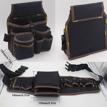 Load image into Gallery viewer, Multifunctional Tool Storage Bag Pouch Belt Electrician Tool Kit Drill Waist Bag Wrench Screwdriver Hardware Tool Bags Organizer
