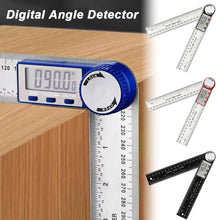 Load image into Gallery viewer, 2 in 1 Digital Angle Detector Scale Suitable for Woodworking Measurement Tools High Accuracy Mutifunction Tools
