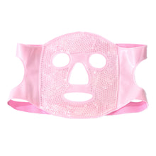 Load image into Gallery viewer, Portable Ice Face Mask Reusable Cold Compress Ice Pack Flexible Puffy Eyes Face Relief Cooling Mask Gel Face Mask for Hot And Cold Therapy