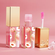 Load image into Gallery viewer, Peach Warm Change Lip Oil Lip Honey Hydrating Preventing Drying Cracking Moisturizing Removing Dead Skin Soothing, Protecting Lips Oil