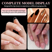 Load image into Gallery viewer, 600pcs/box Ultra Short False Nails Fingertips Nail Art Nail Plate Ultra Short Scratch Free Frosted Extension Nail