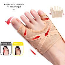 Load image into Gallery viewer, Breathable and Comfortable Correction of Thumb Valgus Split Toe Correctiobn Foot Width Retractionn Lightweight and Adjustable Toe Divider