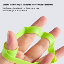 Load image into Gallery viewer, Silicone Finger Trainer Finger Tension Ring Finger Splitting Exercise Device Hand Rehabilitation Tension Device Five Finger Trainer