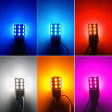 Load image into Gallery viewer, 2Pcs T15 Turn Signal Motorcycle Signal Light Width Lamp Parking Reversing Color Fog Canbus LED Bulb Accessories