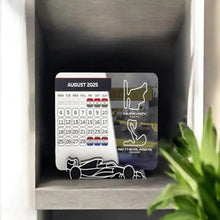 Load image into Gallery viewer, 2025 Calendar For F1 Formula 1 Racing Calendar 2025 Desktop Decoration 2025 Desktop Calendar With F1 Car Stand
