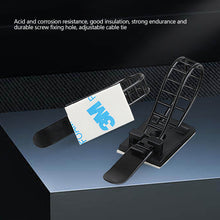 Load image into Gallery viewer, 20Pcs Adjustable Cable Organizer Wire Winder Clip Earphone Holder Self Adhesive Mouse Keyboard Cord Management USB Charger Protector