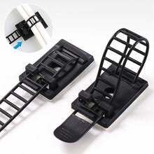 Load image into Gallery viewer, 20Pcs Adjustable Cable Organizer Wire Winder Clip Earphone Holder Self Adhesive Mouse Keyboard Cord Management USB Charger Protector