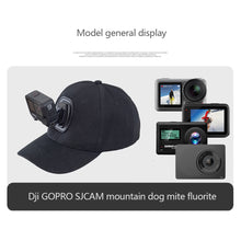 Load image into Gallery viewer, Adjustable Canvas Sun Hat Cap for Gopro Hero 12 11 10 9 8 7 6 5 4 3 insta360 x3 x2 Eken SJCAM DJI OSMO Sport Action Camera