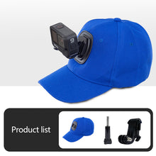 Load image into Gallery viewer, Adjustable Canvas Sun Hat Cap for Gopro Hero 12 11 10 9 8 7 6 5 4 3 insta360 x3 x2 Eken SJCAM DJI OSMO Sport Action Camera