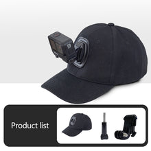 Load image into Gallery viewer, Adjustable Canvas Sun Hat Cap for Gopro Hero 12 11 10 9 8 7 6 5 4 3 insta360 x3 x2 Eken SJCAM DJI OSMO Sport Action Camera