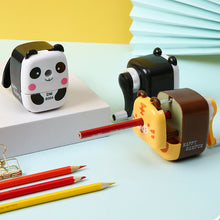 Load image into Gallery viewer, Animal Shaped Cartoon Panda Tiger Pencil Sharpener Kids School Sipplies Home Office Desktop