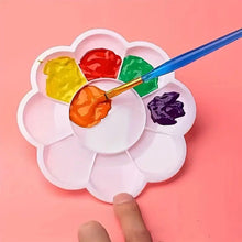 Load image into Gallery viewer, 18/12/10 Wells Plastic Paint Tray Pallet Reusable Flower Paint Palette for Artists Acrylic Watercolor Oil