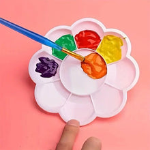 Load image into Gallery viewer, 18/12/10 Wells Plastic Paint Tray Pallet Reusable Flower Paint Palette for Artists Acrylic Watercolor Oil