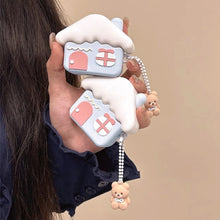Load image into Gallery viewer, Ice Cream House Cover 3D Cute Silicone Earphone Earbuds Cover for AirPods 1/2/3/4 Pro 2 1 Charging Bags