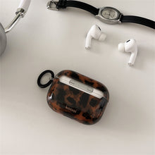 Load image into Gallery viewer, Stylish Dark Color Tortoiseshell Amber Glossy Cover Case For AirPods 1 2 3 4 Pro AirPods Pro 2 Shockproof Protective Case