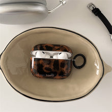 Load image into Gallery viewer, Stylish Dark Color Tortoiseshell Amber Glossy Cover Case For AirPods 1 2 3 4 Pro AirPods Pro 2 Shockproof Protective Case