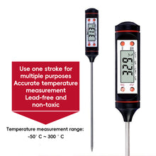 Load image into Gallery viewer, -50℃ to300℃ Digital Versatile Electronic Thermometer Instant Read Celsius/Fahrenheit Display Food-Grade For Cooking Food Thermometer BBQ/Baking