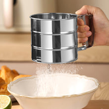 Load image into Gallery viewer, Stainless Steel Flour Sifter For Baking Powder Sugar Matcha Sifting Shaker Fine Mesh Flour Sifter Sieve Commercial-Grade Homemade Macarons