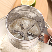 Load image into Gallery viewer, Stainless Steel Flour Sifter For Baking Powder Sugar Matcha Sifting Shaker Fine Mesh Flour Sifter Sieve Commercial-Grade Homemade Macarons