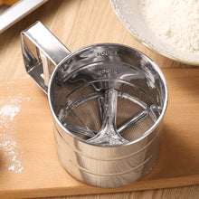 Load image into Gallery viewer, Stainless Steel Flour Sifter For Baking Powder Sugar Matcha Sifting Shaker Fine Mesh Flour Sifter Sieve Commercial-Grade Homemade Macarons