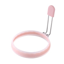 Load image into Gallery viewer, Collapsible Silicone Egg Mold Heat-Resistant Non-Scratch Pan Safe Non-Stick Egg Cooker Ring Leak-Proof Breakfast Maker Kitchen Tools
